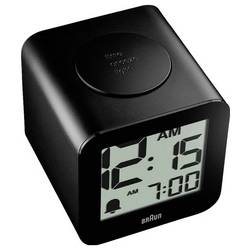 Braun 67711 elektronické budík černá extra hlasitý budicí tón