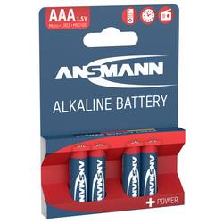 Ansmann LR03 Red-Line mikrotužková baterie AAA alkalicko-manganová 1.5 V 4 ks
