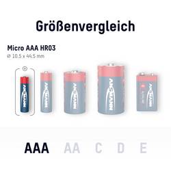 Ansmann LR03 Red-Line mikrotužková baterie AAA alkalicko-manganová 1.5 V 4 ks