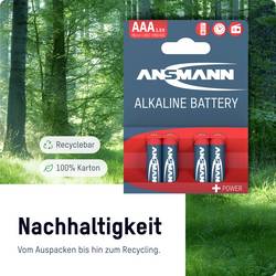 Ansmann LR03 Red-Line mikrotužková baterie AAA alkalicko-manganová 1.5 V 4 ks