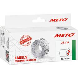 METO cenovky 9506167 trvalé Šířka etikety: 26 mm Výška štítku: 16 mm bílá 1 ks