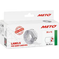 METO cenovky 9506167 trvalé Šířka etikety: 26 mm Výška štítku: 16 mm bílá 1 ks