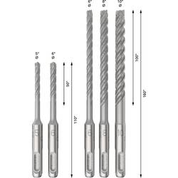 Bosch Accessories 2608833910 2608833910 sada příklepových vrtáků 5.0 mm, 6.0 mm, 6.0 mm, 8.0 mm, 10.0 mm 1 ks