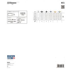 Bosch Accessories 2608594431 2608594431 sada děrovacích pil 20 mm, 30 mm, 44 mm, 60 mm, 68 mm, 114 mm 1 ks