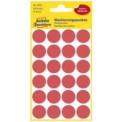 Avery-Zweckform 3004 popisovače etiket Ø 18 mm červená 96 ks trvalé papír
