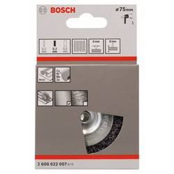 Bosch Accessories Kotoučový kartáč - 75 mm, 0,3 mm, 8 mm Bosch Power Tools Ø dříku 6 mm 2608622007 1 ks