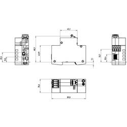 Siemens 5TY13503MF16 5TY1350-3MF16 Elektronický ochranný spínač 1fázový F 2pólový 0.03 A 230 V