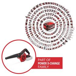Einhell 3408045 TE-CB 18/270 Li - Solo akumulátor Akumulátorové dmychadlo bez akumulátoru, bez nabíječky