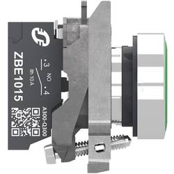 Schneider Electric XB4BA315 Tlačítko, Harmony XB4, kov, 22 mm, zelená, bez potisku, bez aretace, 1S, Push-In Tlačítko 1 ks