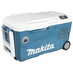 Makita CW001GZ01 Aku chladnička & Topný box Energetická třída (EEK2021): E (A - G) kompresor 12 V/DC, 18 V/DC, 24 V/DC, 100 V/AC, 240 V/AC tyrkysová, bílá 20 l