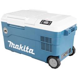 Makita CW001GZ01 Aku chladnička & Topný box Energetická třída (EEK2021): E (A - G) kompresor 12 V/DC, 18 V/DC, 24 V/DC, 100 V/AC, 240 V/AC tyrkysová, bílá 20 l