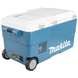 Makita CW001GZ01 Aku chladnička & Topný box Energetická třída (EEK2021): E (A - G) kompresor 12 V/DC, 18 V/DC, 24 V/DC, 100 V/AC, 240 V/AC tyrkysová, bílá 20 l