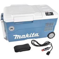 Makita CW001GZ01 Aku chladnička & Topný box Energetická třída (EEK2021): E (A - G) kompresor 12 V/DC, 18 V/DC, 24 V/DC, 100 V/AC, 240 V/AC tyrkysová, bílá 20 l