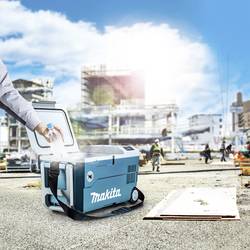Makita CW001GZ01 Aku chladnička & Topný box Energetická třída (EEK2021): E (A - G) kompresor 12 V/DC, 18 V/DC, 24 V/DC, 100 V/AC, 240 V/AC tyrkysová, bílá 20 l