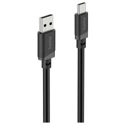 Hama Nabíjecí kabel USB USB 2.0 USB-A zástrčka, USB-C ® zástrčka 2 m černá 00201812