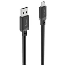 Hama USB kabel USB 2.0 USB-A zástrčka, USB Micro-A zástrčka 2 m černá 00201804