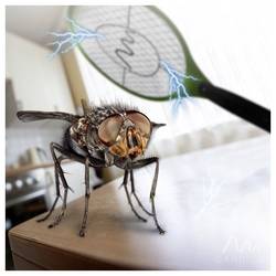 Gardigo Elek.Fliegenklatsche Bzzz 25154OFDEENNOS plácačka na hmyz mřížka pod napětím (d x š x v) 44.5 x 2.9 x 22.8 cm černá, zelená 1 ks