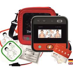 MEDX5 myPAD-M mit LCD-Farbbildschirm, manuelle Schockauslösung defibrilátor letadlo, vnitřní, do auta, pro nákladní vozidla, interní, mobil s hlasovými příkazy