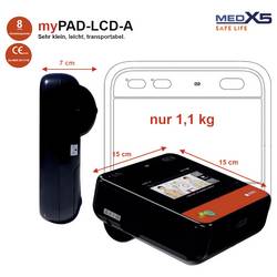 MEDX5 myPAD-A mit LCD-Farbbilschirm defibrilátor mobil Automatické řízení defibrilačního výboje