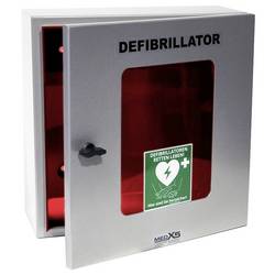 MEDX5 Universal Defibrillator Außenwandkasten Sixcase, klimatisiert, Gr. S, grau nástěnná schránka pro defibrilátory DEFI venkovní S ohřevem šedá nerezová ocel