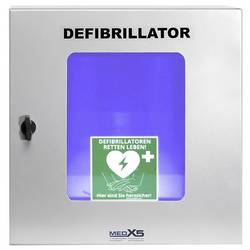 MEDX5 Universal Defibrillator Außenwandkasten Sixcase, klimatisiert, Gr. S, grau nástěnná schránka pro defibrilátory DEFI venkovní S ohřevem šedá nerezová ocel