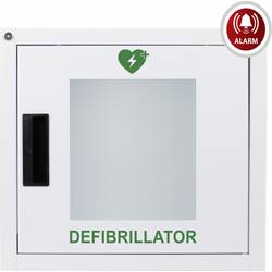MEDX5 Universal Defibrillator (AED) Metallwandkasten für Innen, mit Alarm, weiß nástěnná schránka pro defibrilátory DEFI vnitřní s alarmem ocelový plech