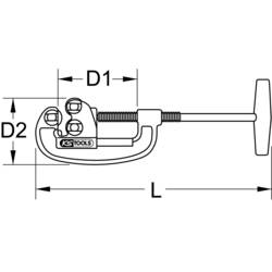 KS Tools 110.1000 řezák trubek