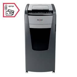Rexel Optimum AutoFeed+ 600X skartovačka 600 listů mikrořez 4 x 36 mm P-4 110 l Křížový řez kancelářské sponky, sponky do sešívačky, kreditní karty