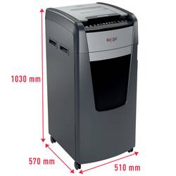 Rexel Optimum AutoFeed+ 600X skartovačka 600 listů mikrořez 4 x 36 mm P-4 110 l Křížový řez kancelářské sponky, sponky do sešívačky, kreditní karty