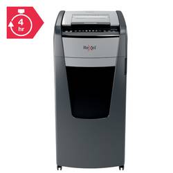 Rexel Optimum AutoFeed+ 600X skartovačka 600 listů mikrořez 4 x 36 mm P-4 110 l Křížový řez kancelářské sponky, sponky do sešívačky, kreditní karty