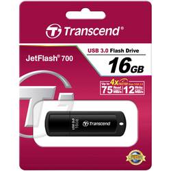Transcend JetFlash® 700 USB flash disk 16 GB černá TS16GJF700 USB 3.2 (Gen 1x1)
