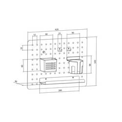 LogiLink PB0105 Sada Home Office bílá