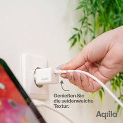 Aqiila Cablebird CS21 Kabel USB-C USB 2.0 Apple Lightning konektor 1.00 m bílá AQCBPBIC3SI836