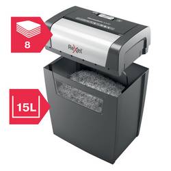 Rexel Momentum X308 skartovačka 8 listů na kousky 5 x 42 mm P-3 15 l Křížový řez sponky do sešívačky, kancelářské sponky