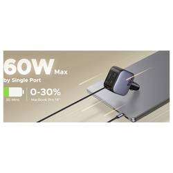 UGREEN EC603 90W Car Charger Nabíječka do auta, Navíjecí kabel USB-C®, 2x USB-C®, 1x USB A , 90 W, šedá