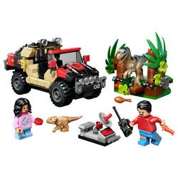 76972 LEGO® JURASSIC WORLD™ Raptor: Sledovací reflektor s terénním vozem