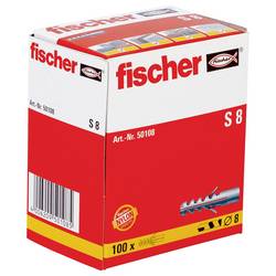 Fischer 50108 S 8 rozpěrná hmoždinka 40 mm 8 mm 100 ks