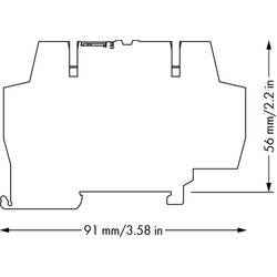 WAGO 859-314 reléová svorkovnice , 24 V/DC, 50 mA, 1 přepínací kontakt, 1 ks