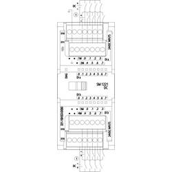Siemens SM 1221 6ES72211BH320XB0 28.8 V
