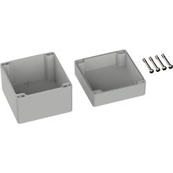 TRU COMPONENTS TC-9065512 Venkovní kryt 122 x 120 x 105 polykarbonát šedobílá (RAL 7035) 1 ks