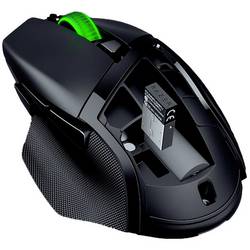 RAZER Basilisk V3 X HyperSpeed optická ergonomická herní myš, přenos Bluetooth®, 7 tlačítko, 18000 dpi, černá