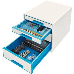Leitz WOW Cube 5213 5213-20-36 box se zásuvkami bílá 4 x DIN A4 Počet zásuvek: 4