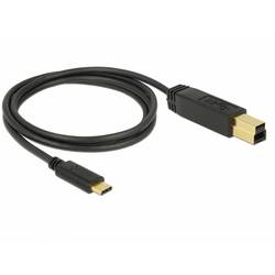 Delock Kabel USB-C USB 3.2 Gen2 USB-C ® zástrčka, USB-B zástrčka 1.00 m černá 83675