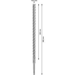 Bosch Accessories 2608833828 2608833828 wolfram-karbid příklepový vrták 16 mm Celková délka 360 mm SDS plus 1 ks