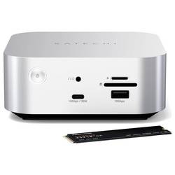 Satechi Dokovací stanice Thunderbolt™ 5 Thunderbolt 5 CubeDock with SSD vč. funkce nabíjení, integrovaná čtečka karet, Rozšiřující patice M.2 SSD, napájení