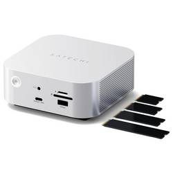 Satechi Dokovací stanice Thunderbolt™ 5 Thunderbolt 5 CubeDock with SSD vč. funkce nabíjení, integrovaná čtečka karet, Rozšiřující patice M.2 SSD, napájení