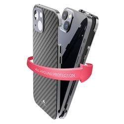 Black Rock 360° Glass Cover Apple iPhone 14 karbonová 1552552 1200TGCB02