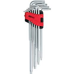 KS Tools 1512482 sada klíčů TS 8, TS 10, TS 15, TS 20, TS 25, TS 27, TS 30, TS 40, TS 45, TS 50 10dílná