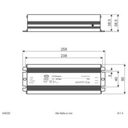 EVN K48320 Provozní LED zařízení konstantní napětí 320 W 48 V bez možnosti stmívání 1 ks