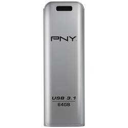 PNY Elite Steel USB flash disk 64 GB stříbrná FD64GESTEEL31G-EF USB 3.1